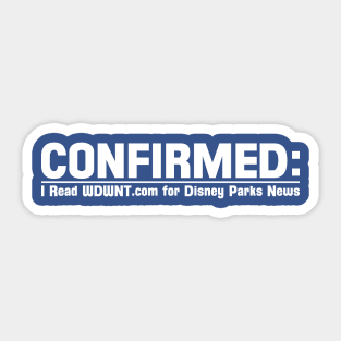 Confirmed! Sticker